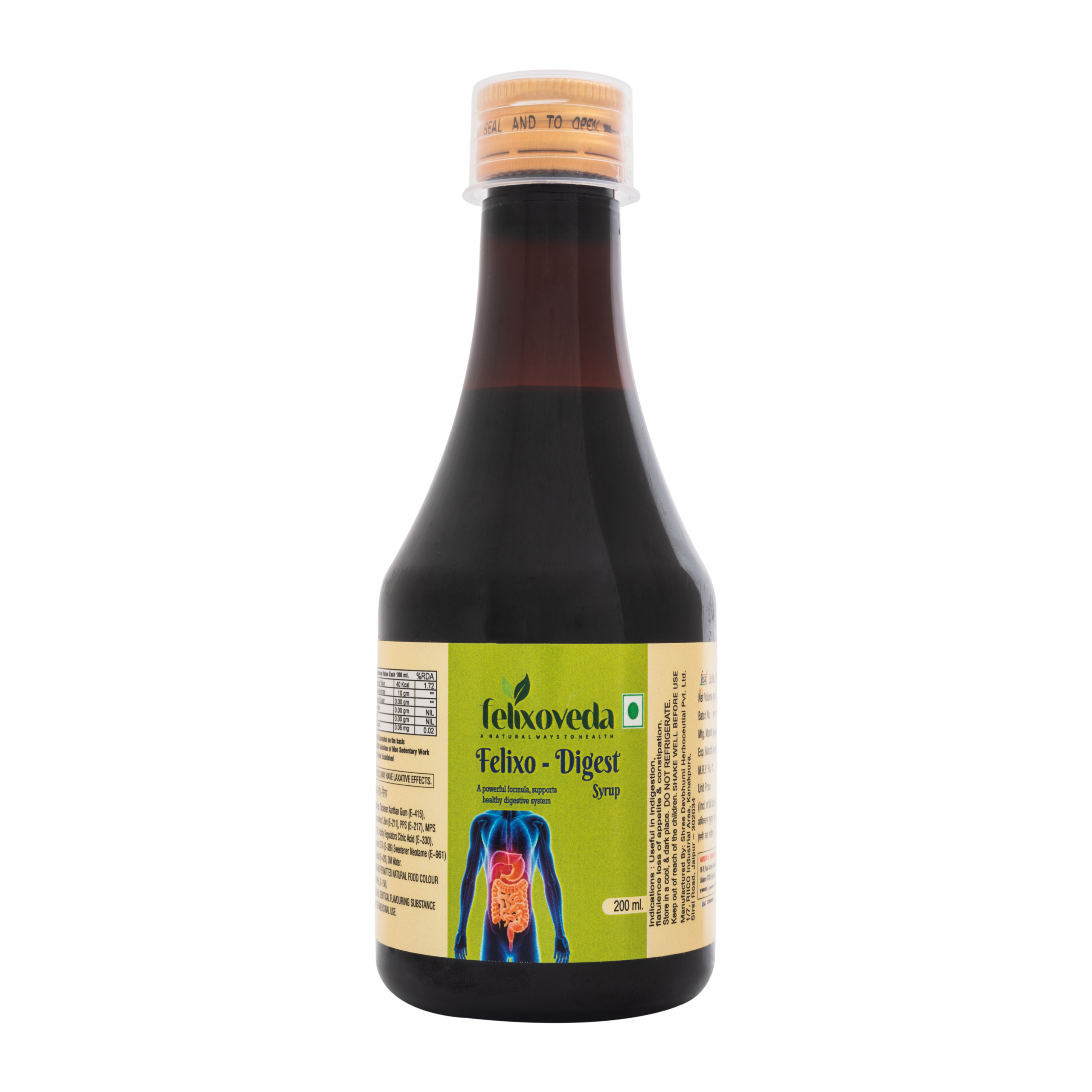 Felixoveda Ayurvedic Felixo-Digest Syrup