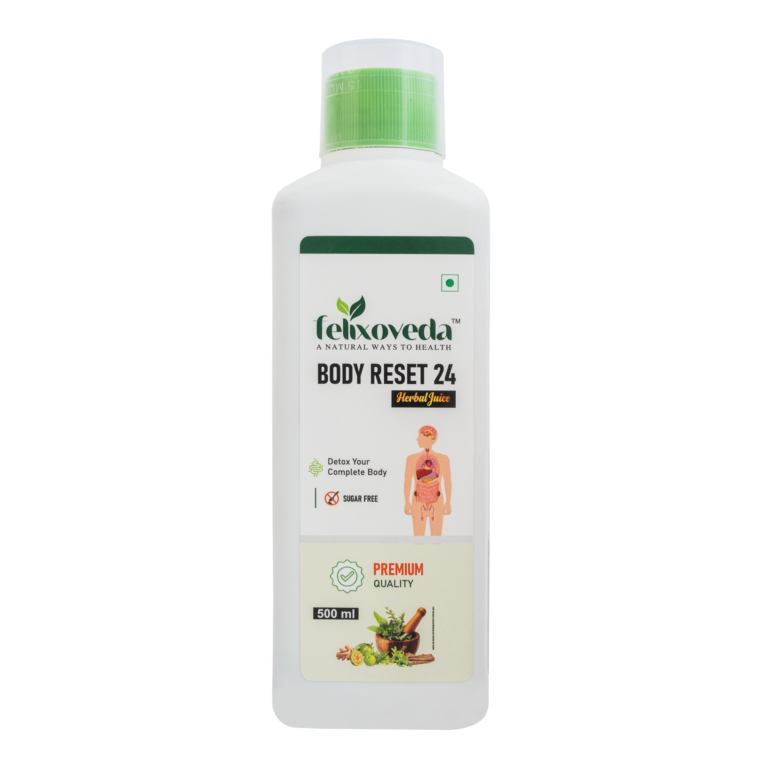 Felixoveda Body Reset 24 Herbal Detox Juice 500ml
