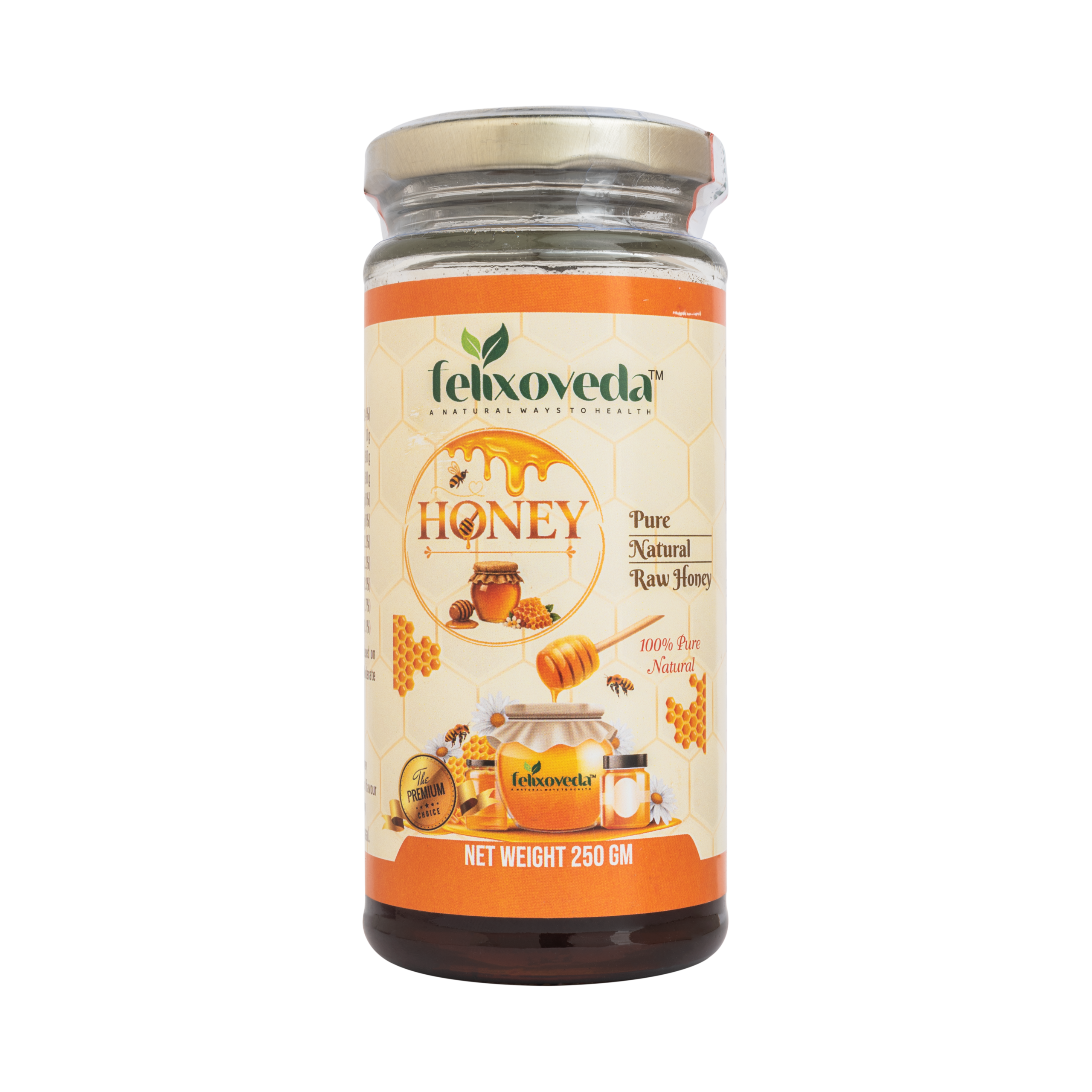 Felixoveda Pure Natural Raw Honey 250 gm
